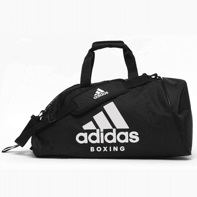 ADIDAS BOXING BAG 2 IN 1 - BLACK/WHITE - L