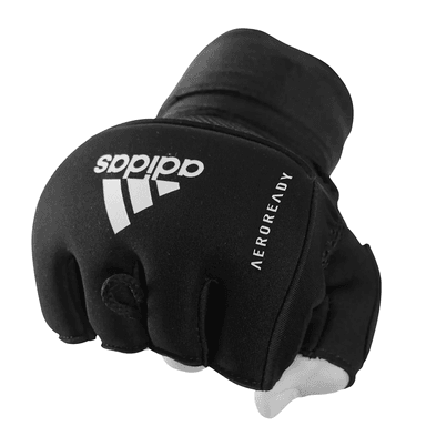 GUANTES ACOLCHADOS ADIDAS INNER BOXING C/GEL - ENVOLTURA RÁPIDA - SPEED QUICK AEROREADY  - BLACK