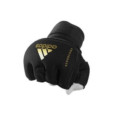 GUANTES ACOLCHADOS ADIDAS INNER BOXING C/GEL - ENVOLTURA RÁPIDA - SPEED QUICK AEROREADY  - GOLD