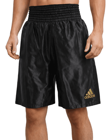 SHORT DE BOXEO ADIDAS SATIN BOXING/ COLOR NEGRO