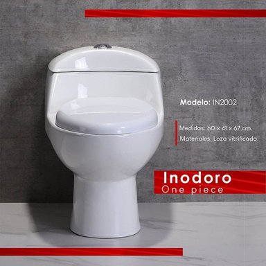 INODORO ONE PIECE BLANCO IN2002 - 3