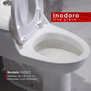 INODORO ONE PIECE BLANCO IN2002 - 4