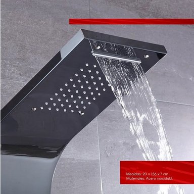 COLUMNA DE DUCHA NEGRO T-034N - 3