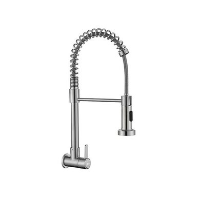 GRIFERÍA DE COCINA RESORTE PARED MATE LC304-2014 P4