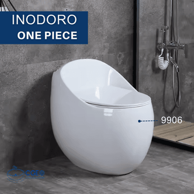 INODORO FRATELLI 9906 ONE PIECE OVALADO BLANCO - 2