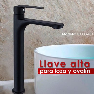 LLAVE LAVATORIO XM L0383A01 ALTO NEGRO - 3