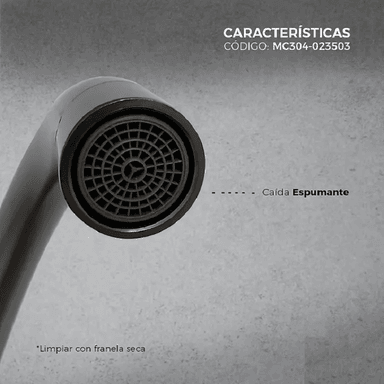 MEZCLADORA XM MC304-023503 MONOCOMANDO COCINA PLOMO - 5