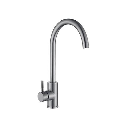 MEZCLADORA XM MC304-0235 MONOCOMANDO COCINA SATINADO GRIS CLARO