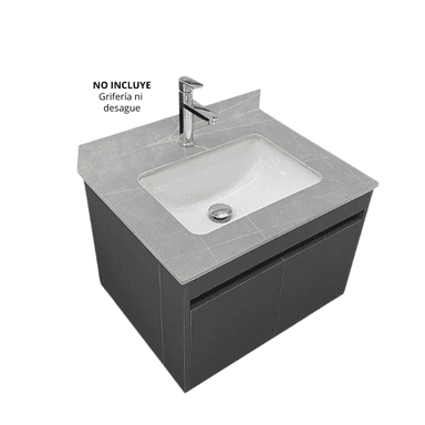 LAVATORIO XM YTAR6047-73 (L03) GRIS LOZA CON CAJÓN