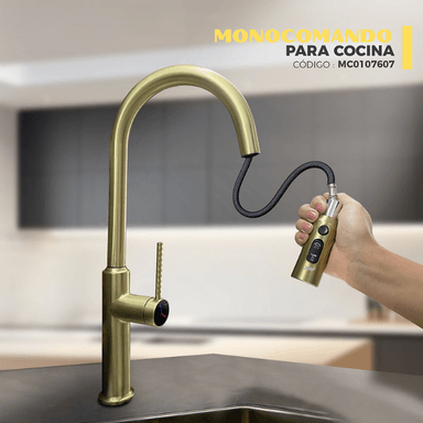 MEZCLADORA XM MC0107607 COCINA EXTRAÍBLE DORADO MATE - 2