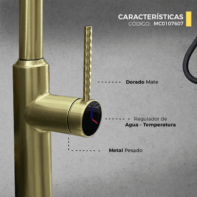 MEZCLADORA XM MC0107607 COCINA EXTRAÍBLE DORADO MATE - 3
