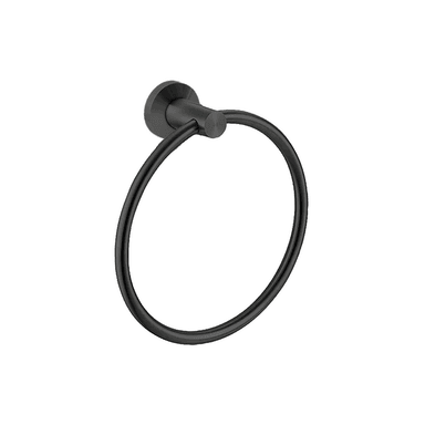 TOALLERO XM 7116616N ARO NEGRO ACERO INOXIDABLE