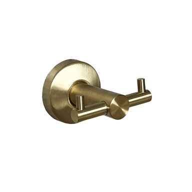 PERCHERO DOBLE SUJETADOR DORADO 7116900G