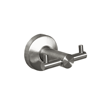 PERCHERO DOBLE SUJETADOR SATINADO 7116900S