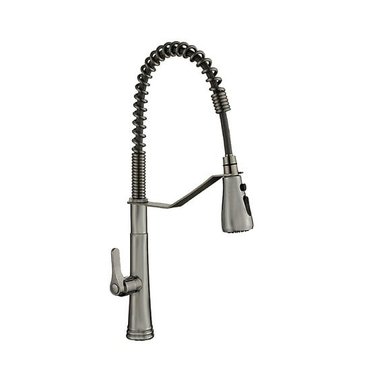 GRIFERÍA DE COCINA RESORTE MUEBLE SATINADO LC1079-1