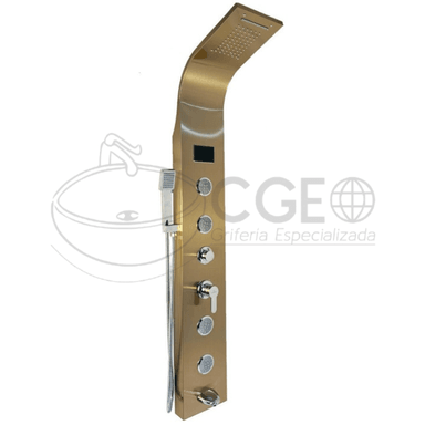 COLUMNA DE DUCHA INOX LED DORADO SK-8006