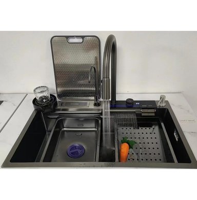 LAVADERO MULTIFUNCIONAL DE COCINA 23GL02 LED - 4