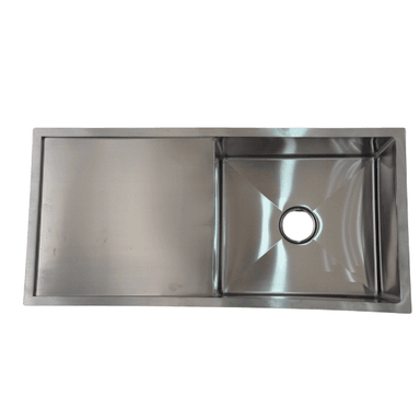 LAVADERO DE COCINA ACERO 1P CON ESCURRIDOR 100X45 CM