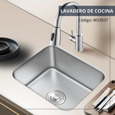 LAVADERO DE COCINA SATINADO WS3937 - 2