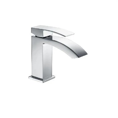 MEZCLADORA MONOCOMANDO DE LAVATORIO BAJO SATINADO CASCADA M304-8129