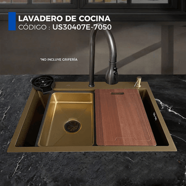 LAVADERO DE COCINA DORADO US30407E-7050 - 2