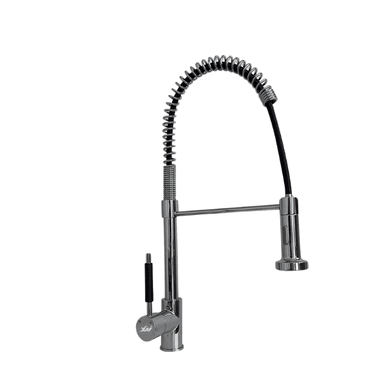 MEZCLADORA DE COCINA TIPO RESORTE CROMADA M01096