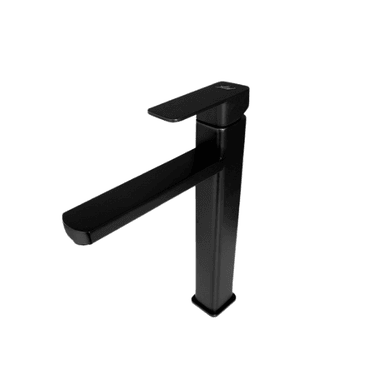 MEZCLADORA MONOCOMANDO DE LAVATORIO ALTO NEGRO M0101AL01