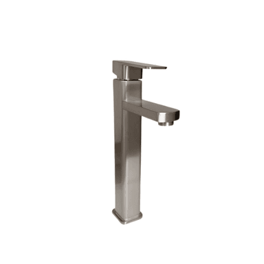 MEZCLADORA MONOCOMANDO DE LAVATORIO ALTO SATINADO M0191A