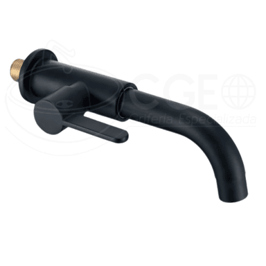 LLAVE DE AGUA FRÍA A LA PARED NEGRO TORONTO