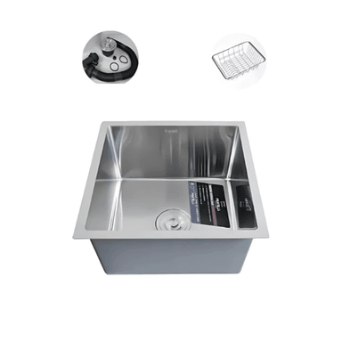 LAVADERO DE COCINA ACERO INOXIDABLE SATINADO INF-4545S