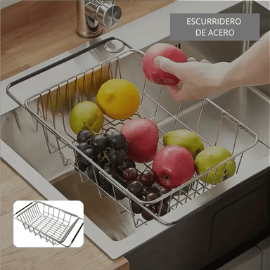 LAVADERO DE COCINA ACERO INOXIDABLE NEGRO INF-4540B - 3