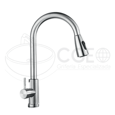 MEZCLADORA DE COCINA EXTRAIBLE CROMADO  FA-SN22809