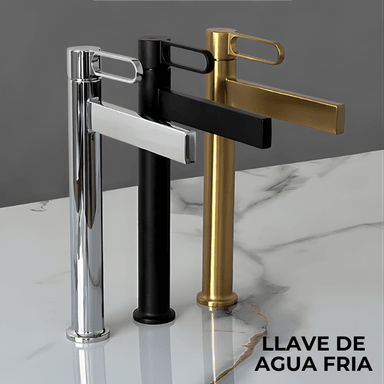 LLAVE PARA LAVATORIO ALTO MUEBLE CROMADO L3019A - 3