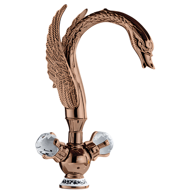 MEZCLADORA PARA LAVATORIO AL MUEBLE TIPO CISNE ROSE M00805 - 1