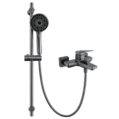 MEZCLADORA MONOCOMANDO PARA DUCHA TELEFONO CON BARRA GUN GREY MT013103 - 1
