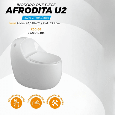 INODORO ONE PIECE AFD U2 BLANCO - 2