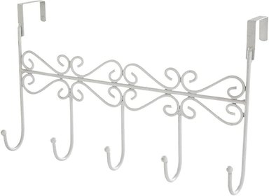 PERCHERO BLANCO COLGAR SOBRE LA PUERTA