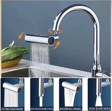 GRIFO CASCADA 4 EN 1 FÁCIL DE INSTALAR