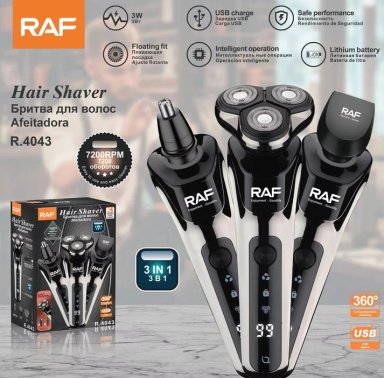 AFEITADORA MULTIFUNCIÓN 3 EN 1