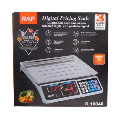 BALANZA ELÉCTRICA PARA NEGOCIO HASTA 40KG