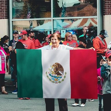 BANDERA DE MEXICO EN POLIESTER IMPRESO 60 CM X 90 CM - 3
