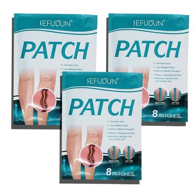 24 PARCHES CHINOS PARA VENAS VARICOSAS Y ARAÑITAS