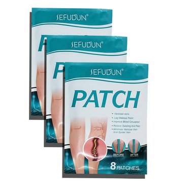 24 PARCHES  PARA VENAS TROMBOSIS VARICOSAS Y ARAÑITAS