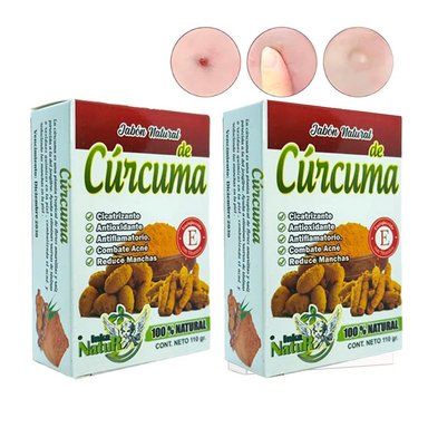 JABÓN NATURAL DE CÚRCUMA ESPINILLA 2 UNIDADES - 1
