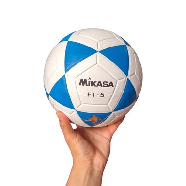 PELOTA FÚTBOL MIKASA FT-5 CELESTE