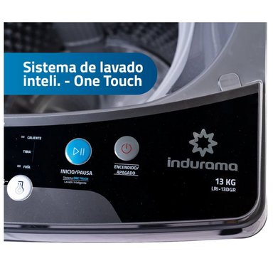 LAVADORA INDURAMA 13KG LRI-13DGR GRIS OSCURO - 2