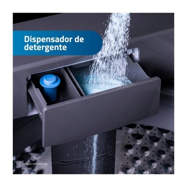 LAVADORA INDURAMA 13KG LRI-13DGR GRIS OSCURO - 5