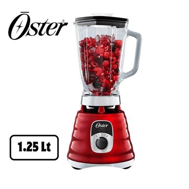 LICUADORA OSTER BLST4126R 3 VELOCIDADES 1.25LT 700W ROJO