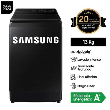 LAVADORA SAMSUNG 13KG WA13CG5441BV