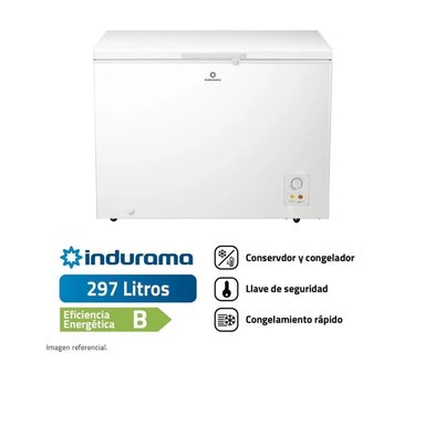 CONGELADORA INDURAMA CI-320BL 297 L DEFROST BLANCO